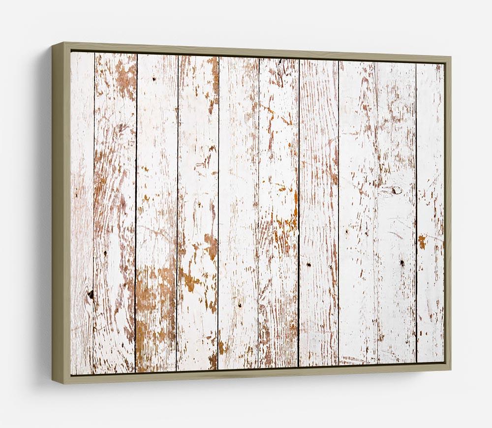 White grunge wooden HD Metal Print - Canvas Art Rocks - 8