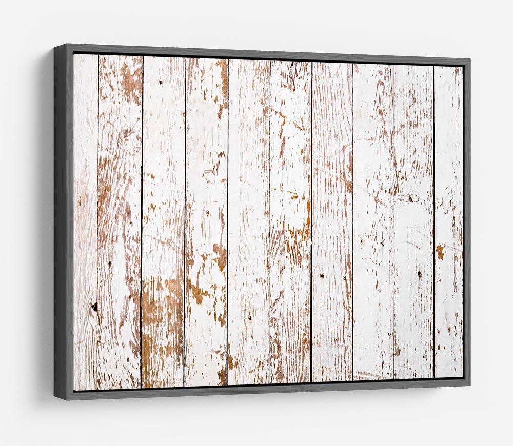 White grunge wooden HD Metal Print - Canvas Art Rocks - 9