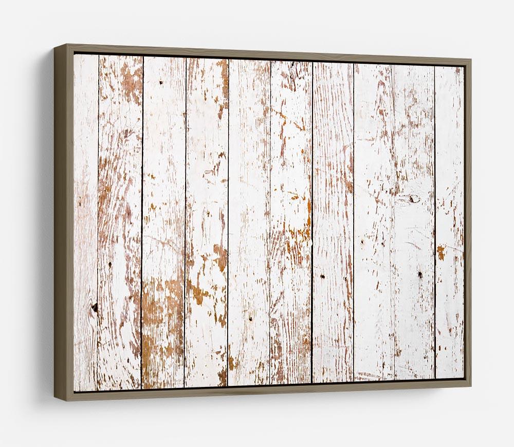 White grunge wooden HD Metal Print - Canvas Art Rocks - 10