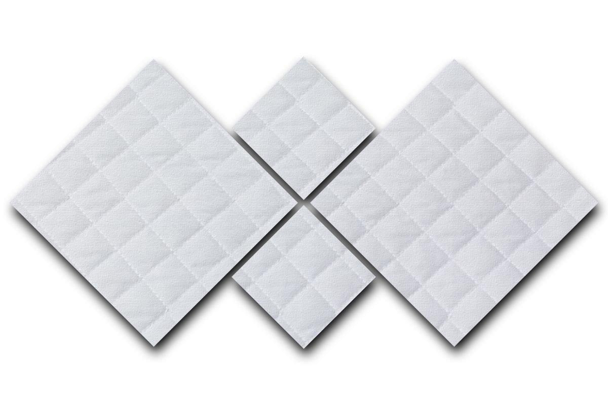 White mattress bedding 4 Square Multi Panel Canvas  - Canvas Art Rocks - 1