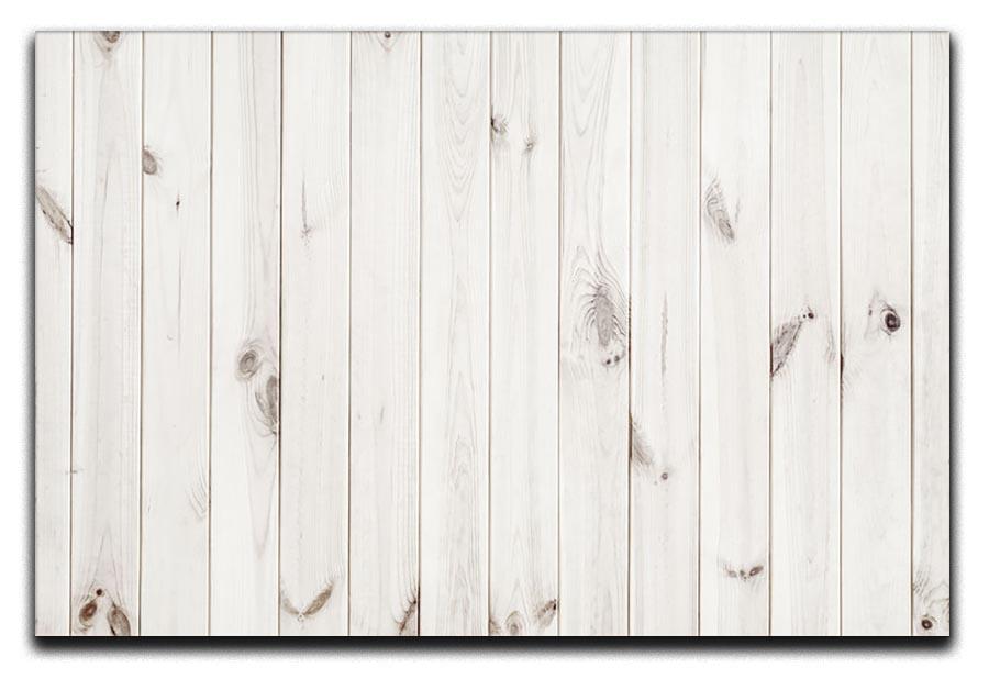 White wood texture background Canvas Print or Poster - Canvas Art Rocks - 1