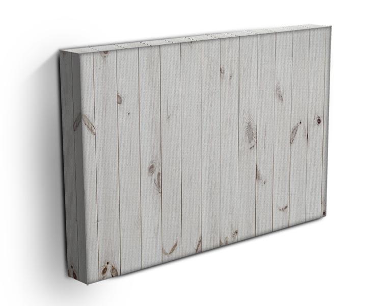 White wood texture background Canvas Print or Poster - Canvas Art Rocks - 3