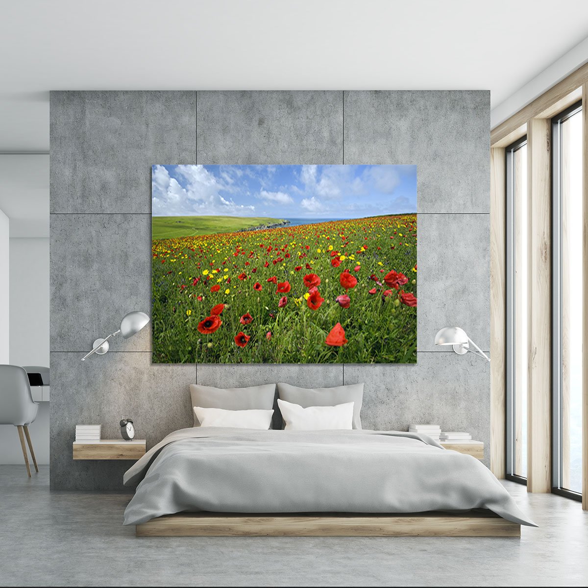 Wild Flower Meadow Canvas Print or Poster