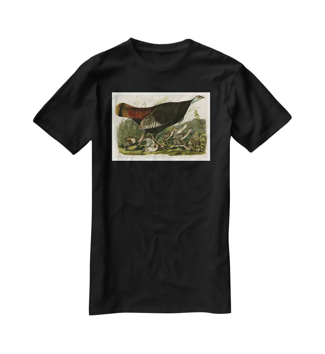 Wild Turkey 2 by Audubon T-Shirt - Canvas Art Rocks - 1