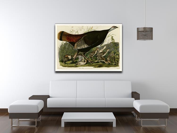 Wild Turkey 2 by Audubon Canvas Print or Poster - Canvas Art Rocks - 4