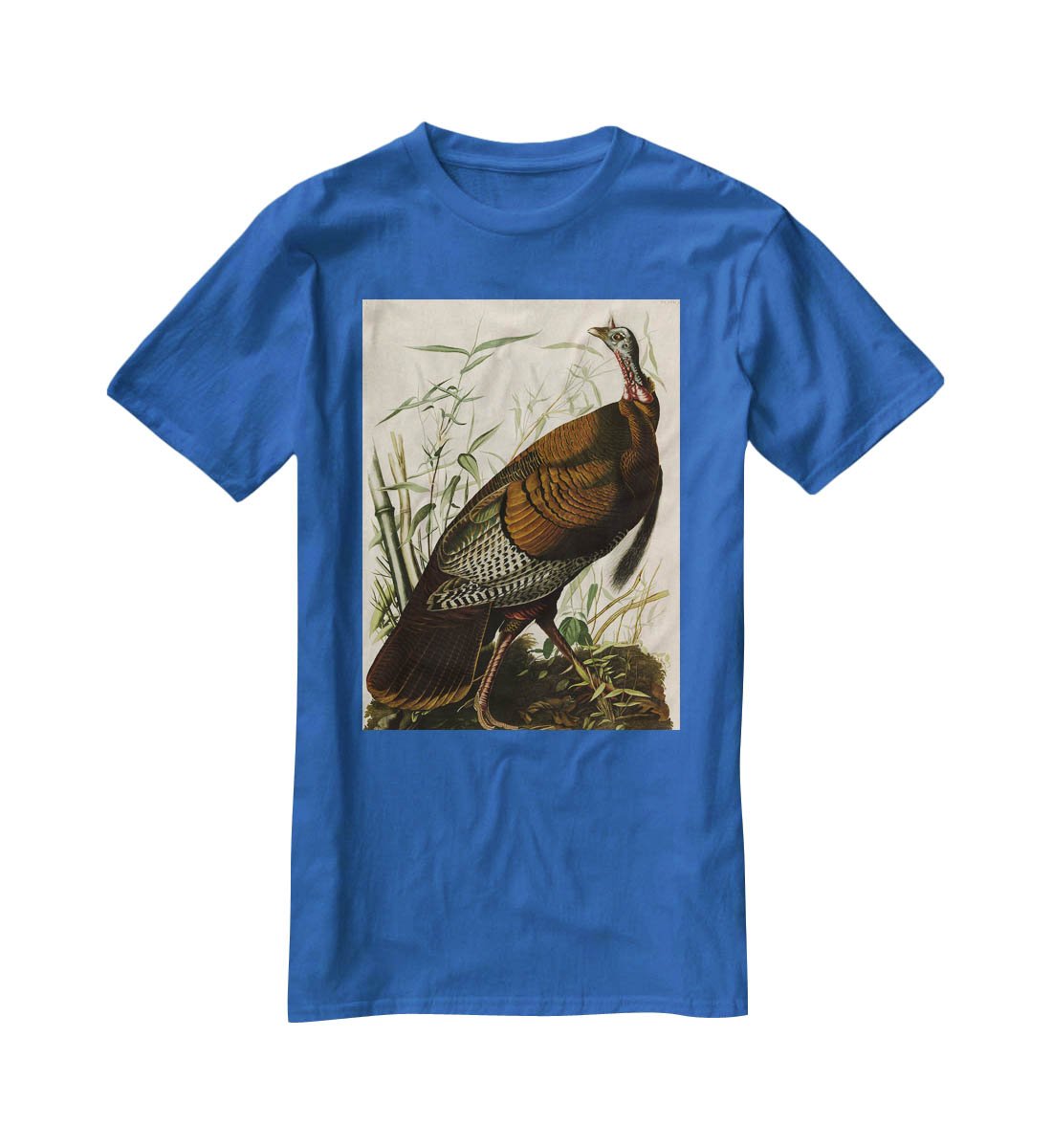 Wild Turkey by Audubon T-Shirt - Canvas Art Rocks - 2