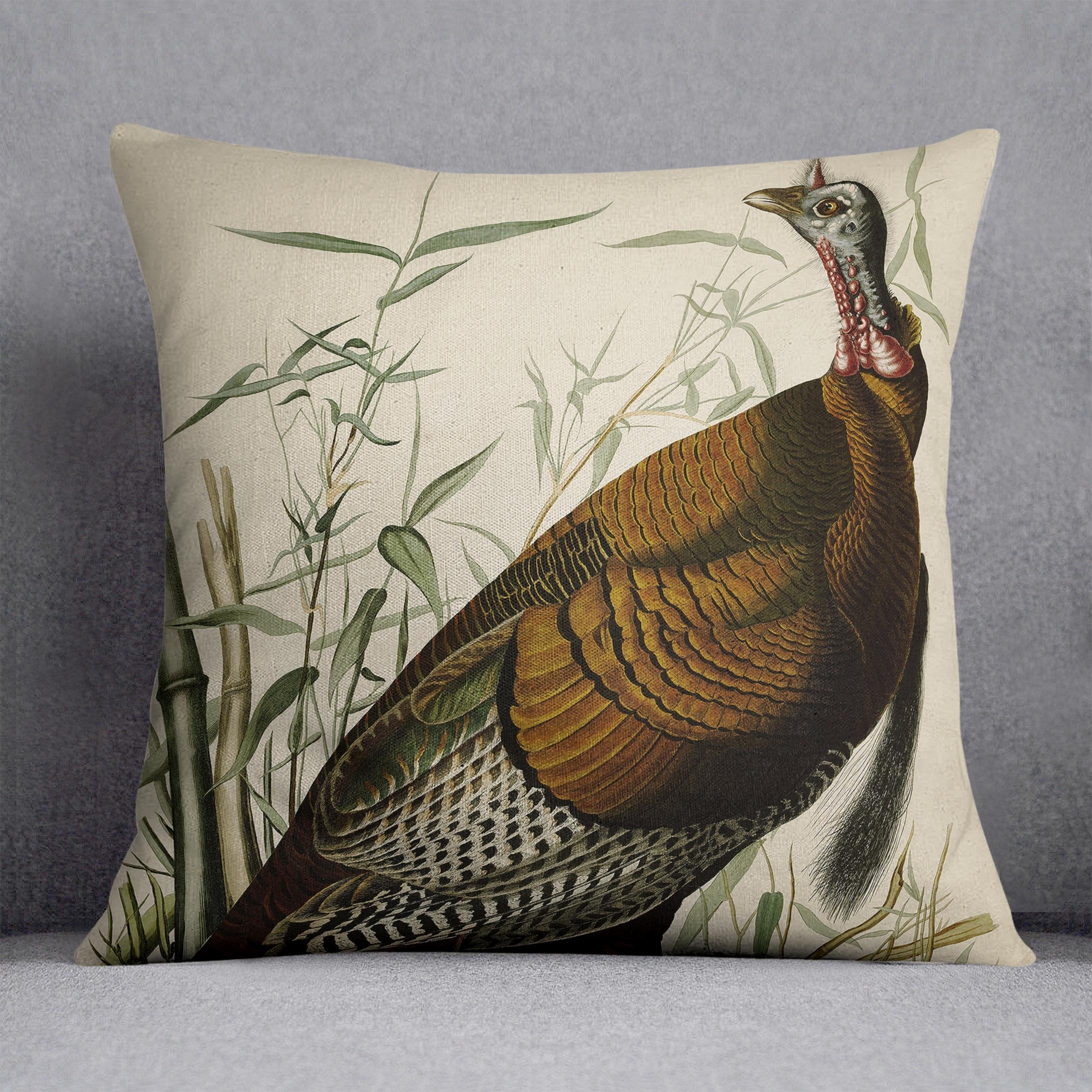 Wild Turkey by Audubon Cushion