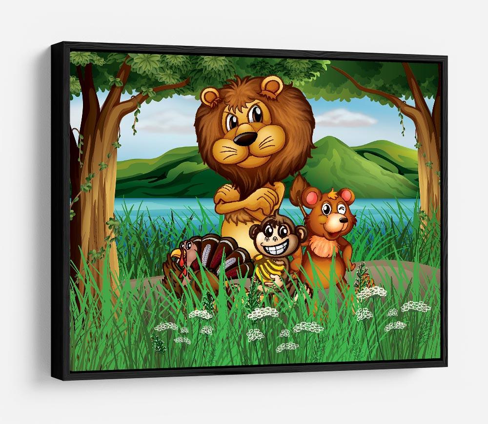 Wild animals in the jungle HD Metal Print - Canvas Art Rocks - 6