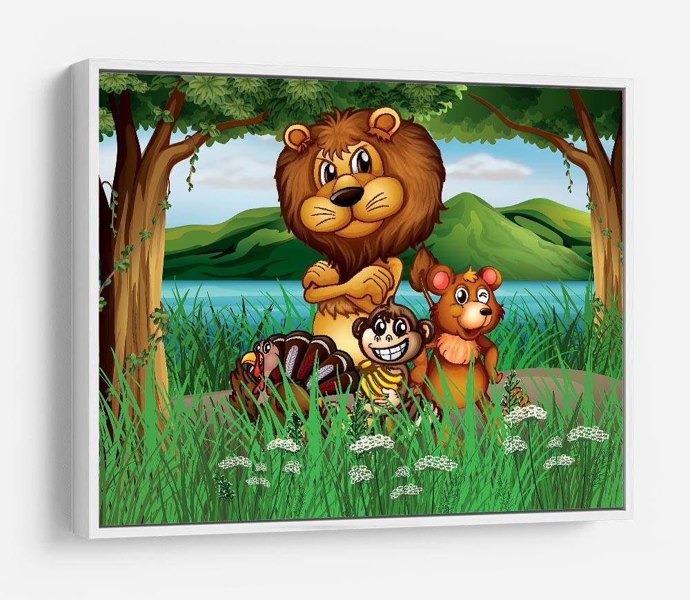 Wild animals in the jungle HD Metal Print - Canvas Art Rocks - 7