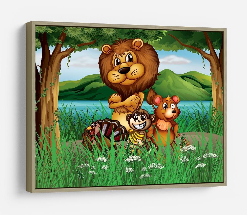 Wild animals in the jungle HD Metal Print - Canvas Art Rocks - 8