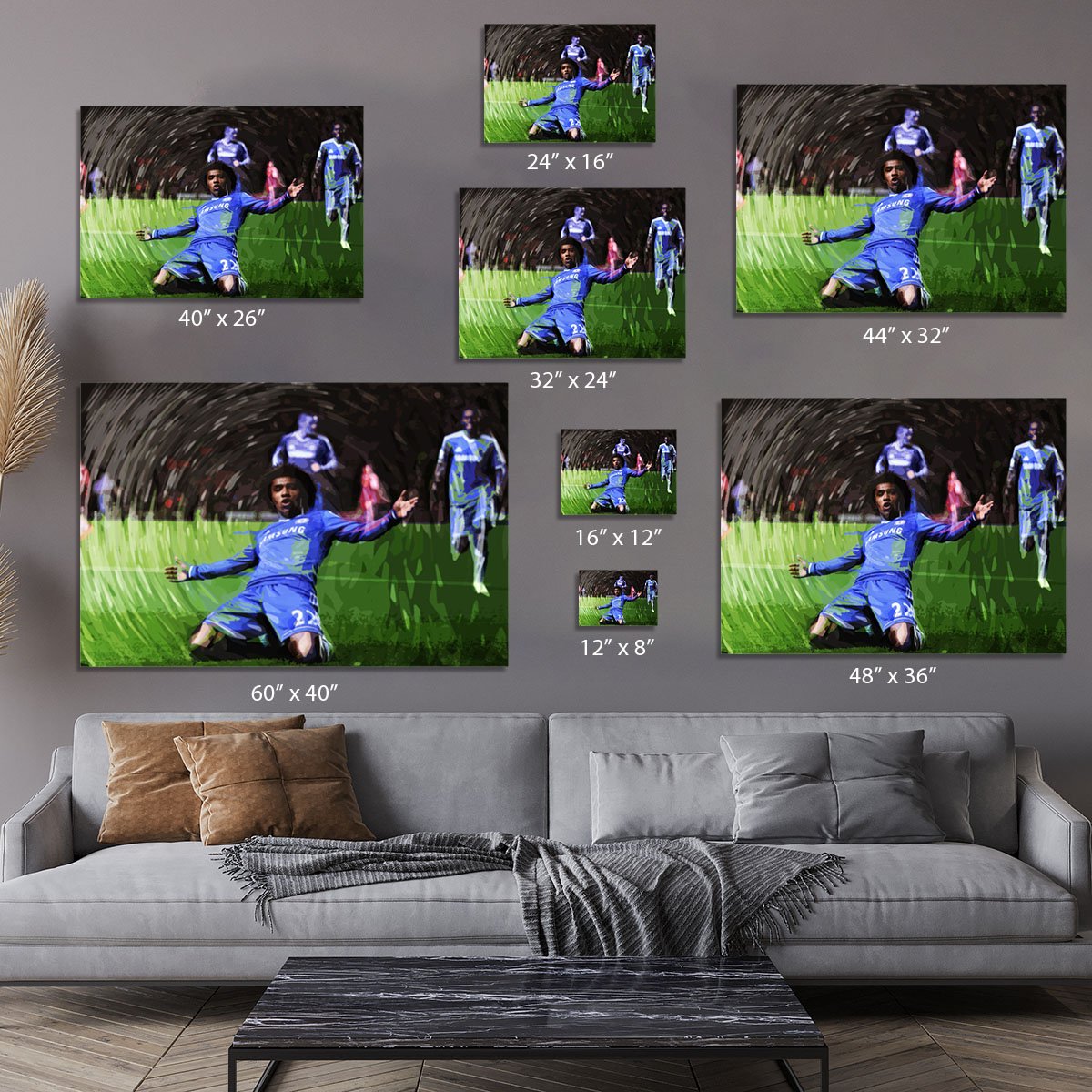 Willian Chelsea Canvas Print or Poster