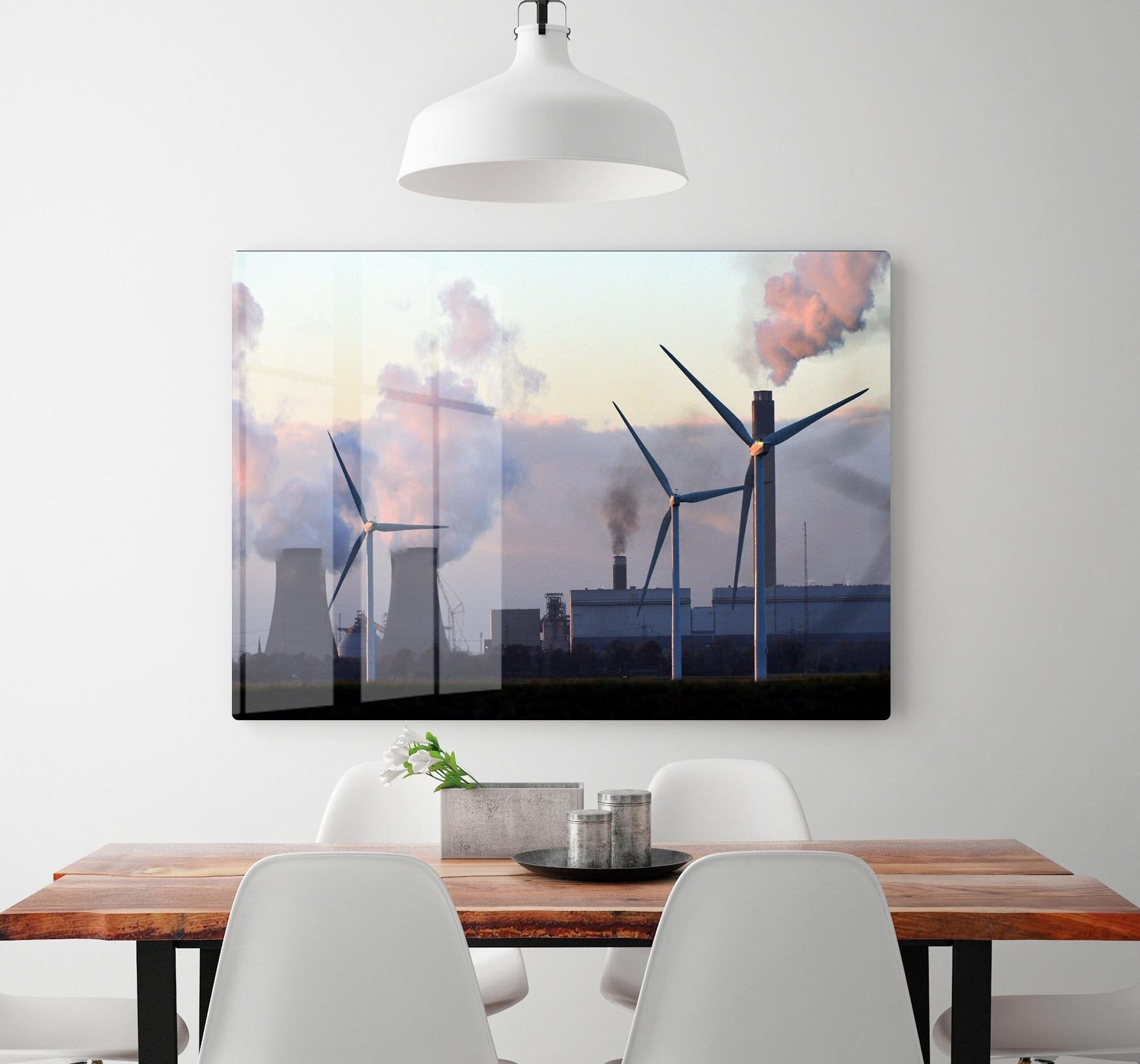 Wind Farm HD Metal Print - Canvas Art Rocks - 2