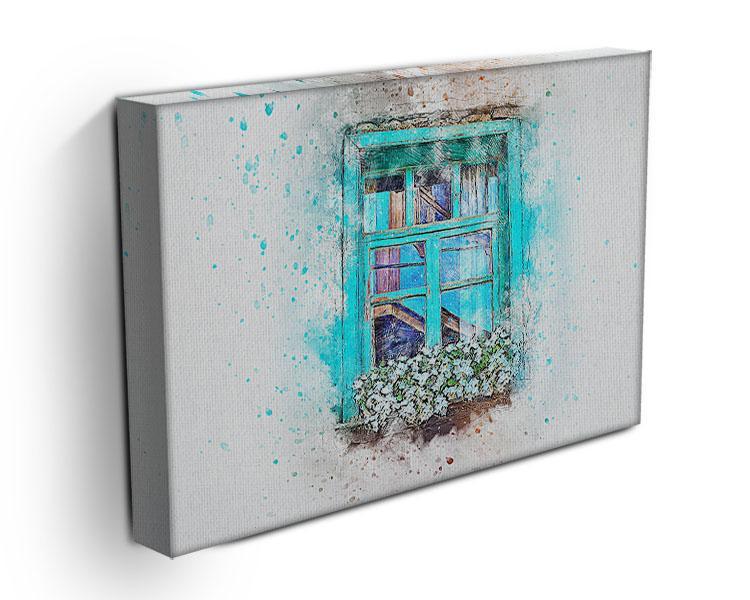 Window Painting Canvas Print or Poster - Canvas Art Rocks - 3