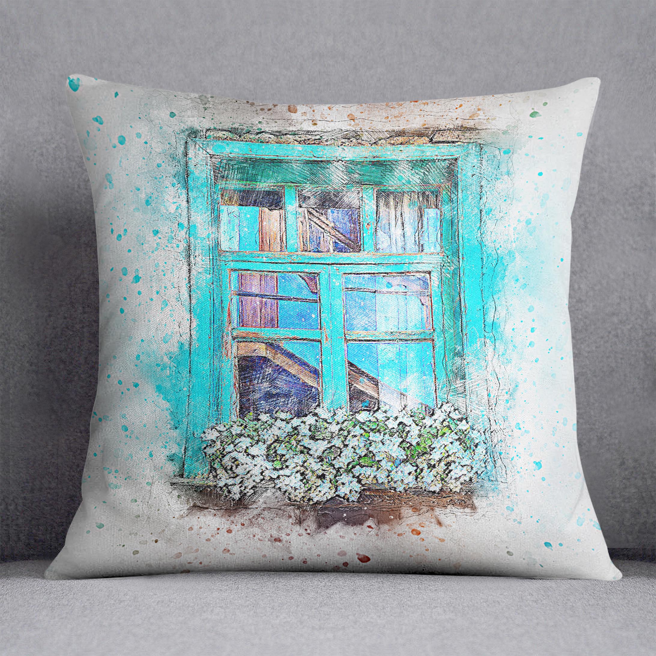 Window Painting Cushion