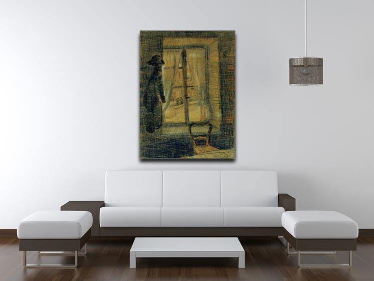 Window in the Bataille Restaurant by Van Gogh Canvas Print & Poster - Canvas Art Rocks - 4