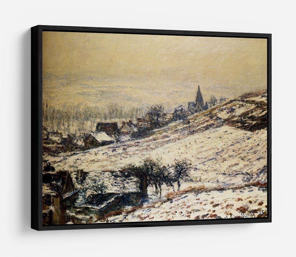 Winter At Giverny 1885 by Monet HD Metal Print