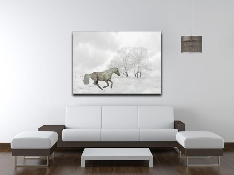 Winter Horse Canvas Print or Poster - Canvas Art Rocks - 4