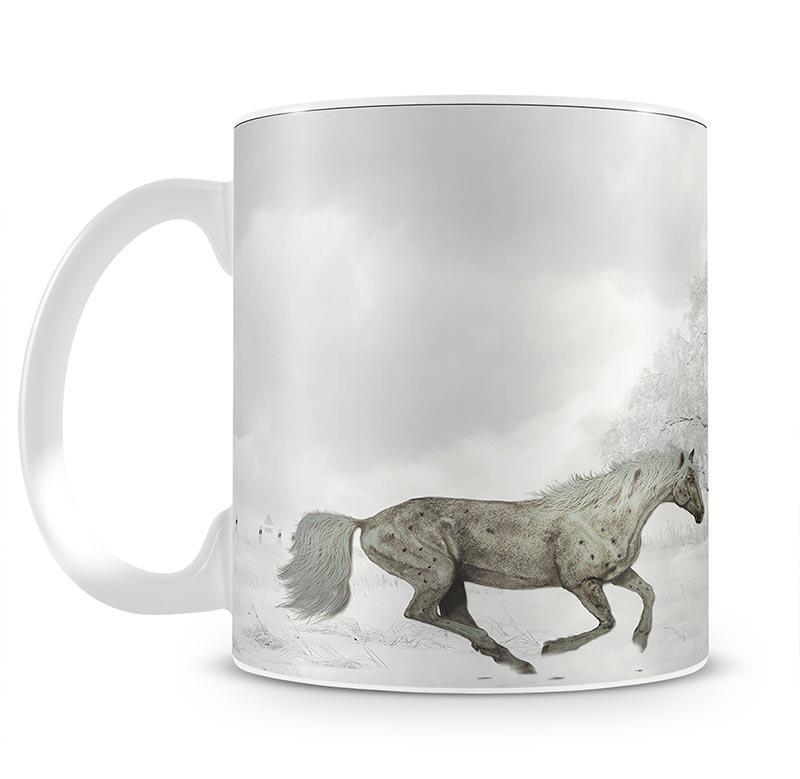 Winter Horse Mug - Canvas Art Rocks - 2