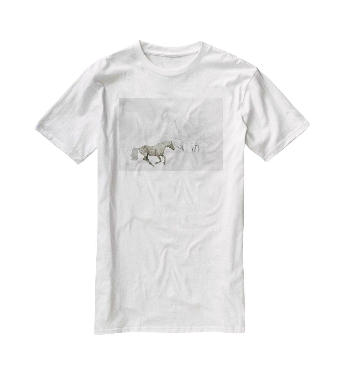 Winter Horse T-Shirt - Canvas Art Rocks - 5