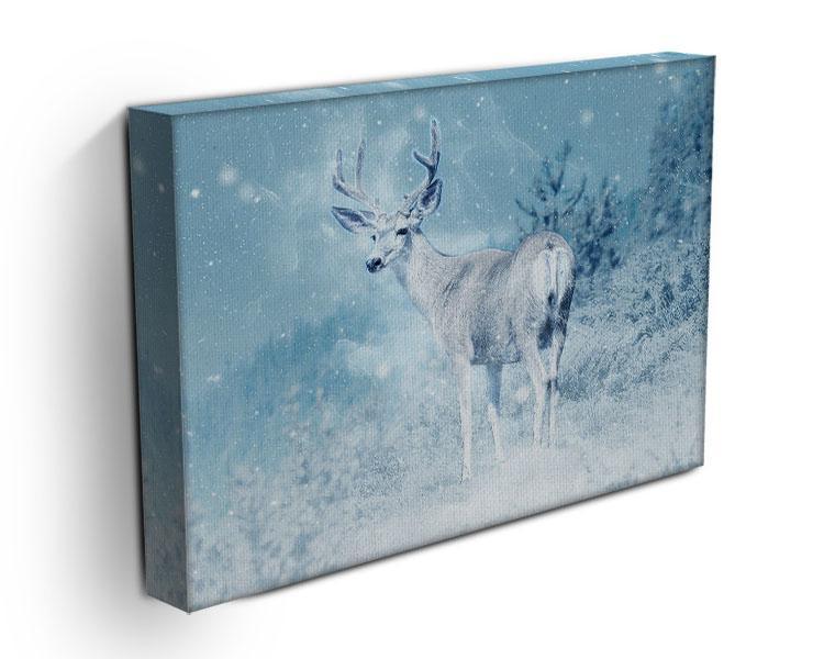 Winter Moose Canvas Print or Poster - Canvas Art Rocks - 3