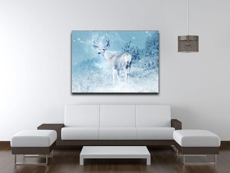 Winter Moose Canvas Print or Poster - Canvas Art Rocks - 4