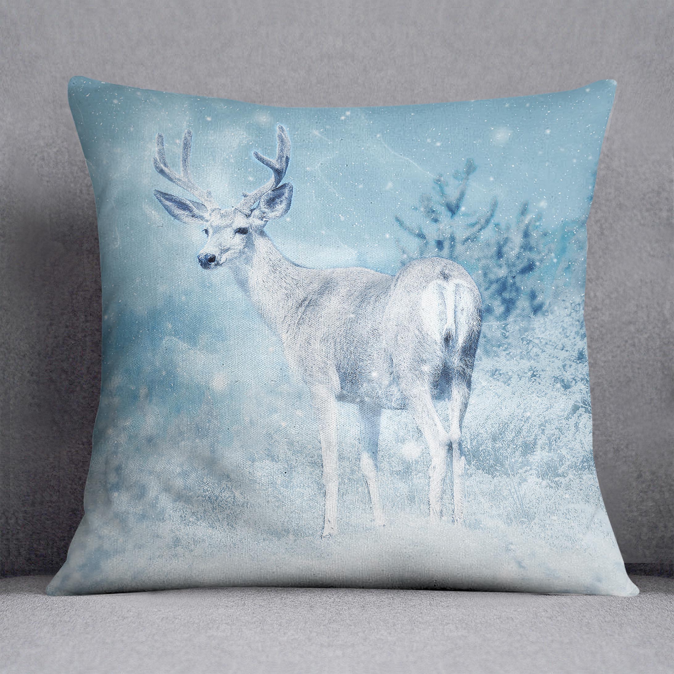 Winter Moose Cushion