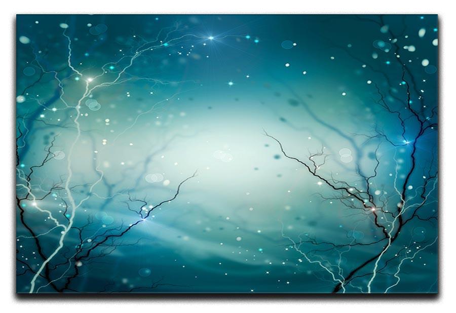 Winter Nature Abstract Canvas Print or Poster  - Canvas Art Rocks - 1