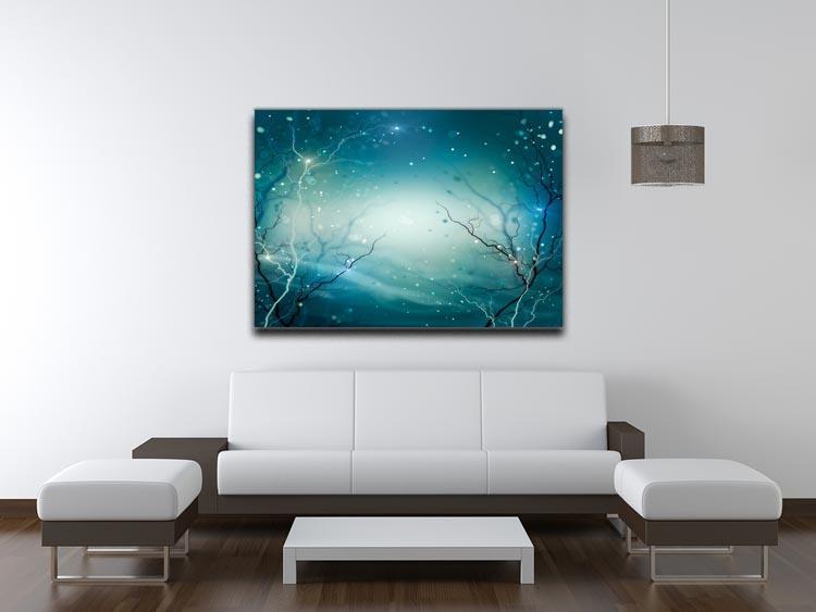 Winter Nature Abstract Canvas Print or Poster - Canvas Art Rocks - 4
