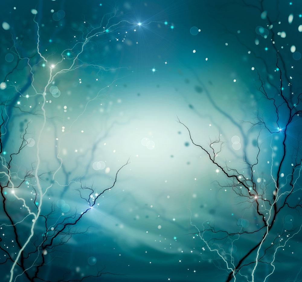 Winter Nature Abstract Wall Mural Wallpaper - Canvas Art Rocks - 1