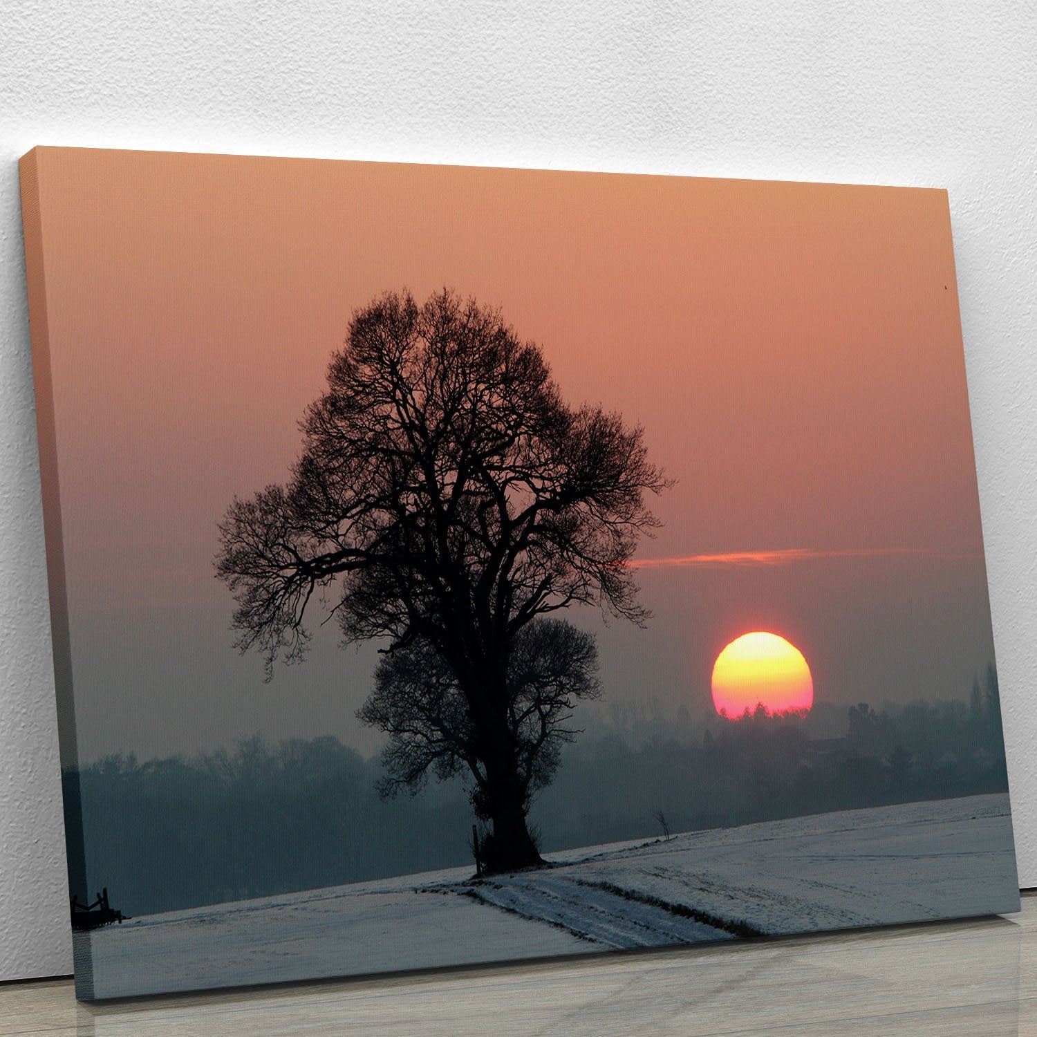 Winter Sunset Canvas Print or Poster