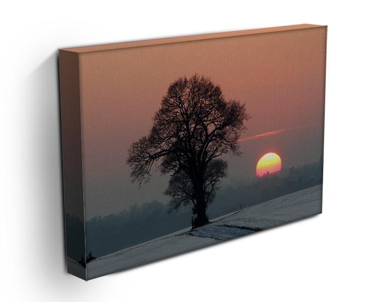 Winter Sunset Canvas Print or Poster - Canvas Art Rocks - 3