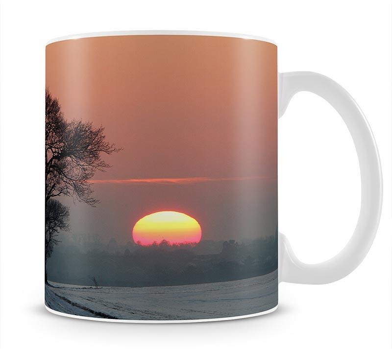 Winter Sunset Mug - Canvas Art Rocks - 1