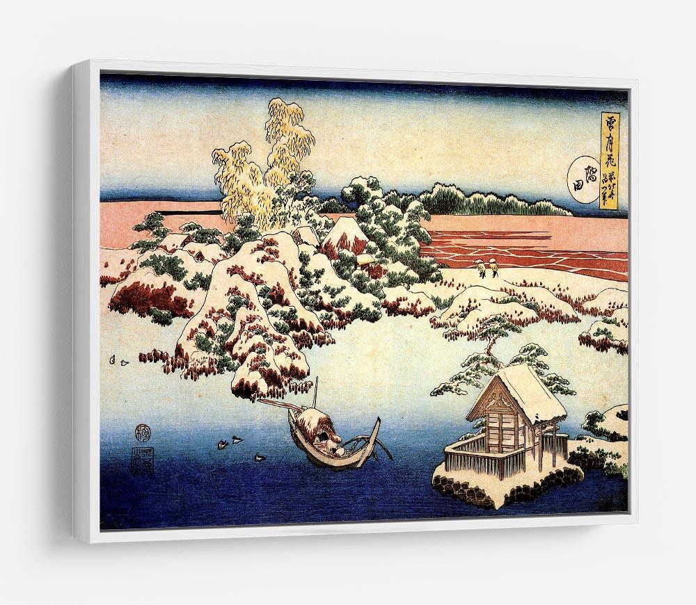 Winter landscape of Suda by Hokusai HD Metal Print