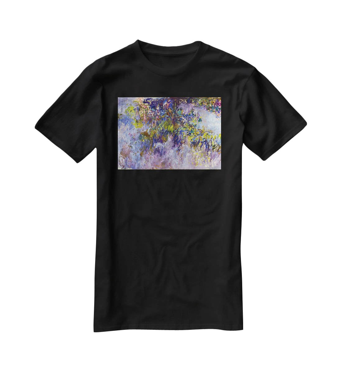 Wisteria 1 by Monet T-Shirt - Canvas Art Rocks - 1