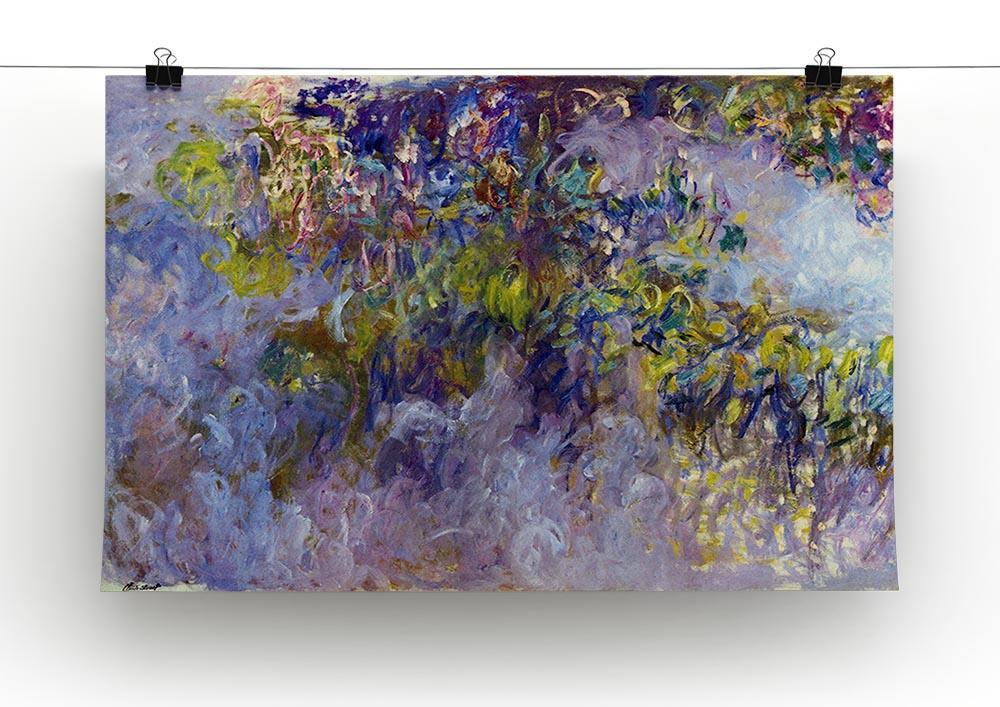 Wisteria 1 by Monet Canvas Print & Poster - Canvas Art Rocks - 2
