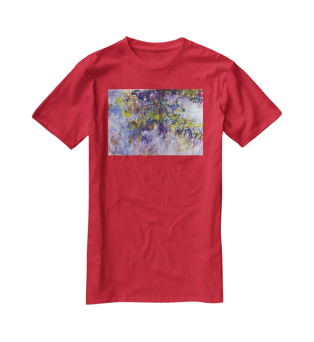 Wisteria 1 by Monet T-Shirt - Canvas Art Rocks - 4
