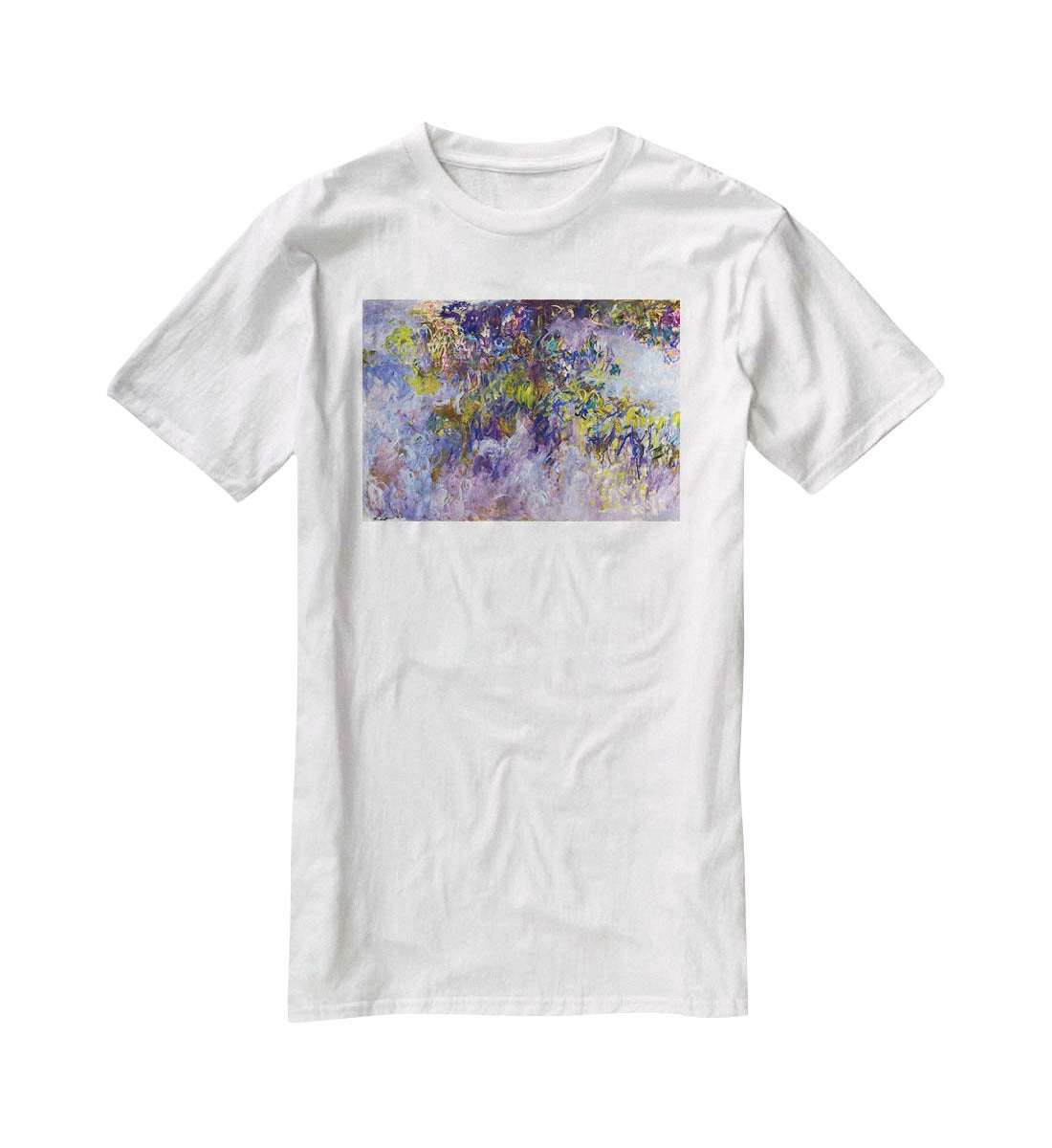 Wisteria 1 by Monet T-Shirt - Canvas Art Rocks - 5