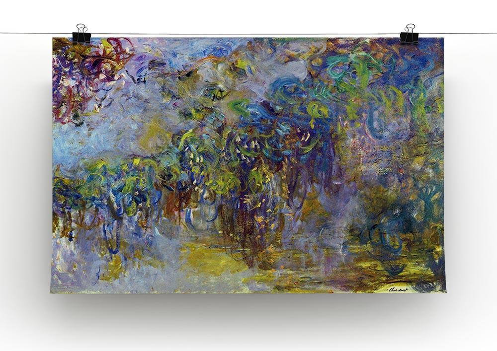 Wisteria 2 by Monet Canvas Print & Poster - Canvas Art Rocks - 2
