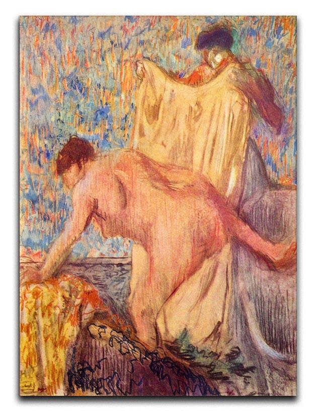 Withdrawing from the bathtub by Degas Canvas Print or Poster - Canvas Art Rocks - 1