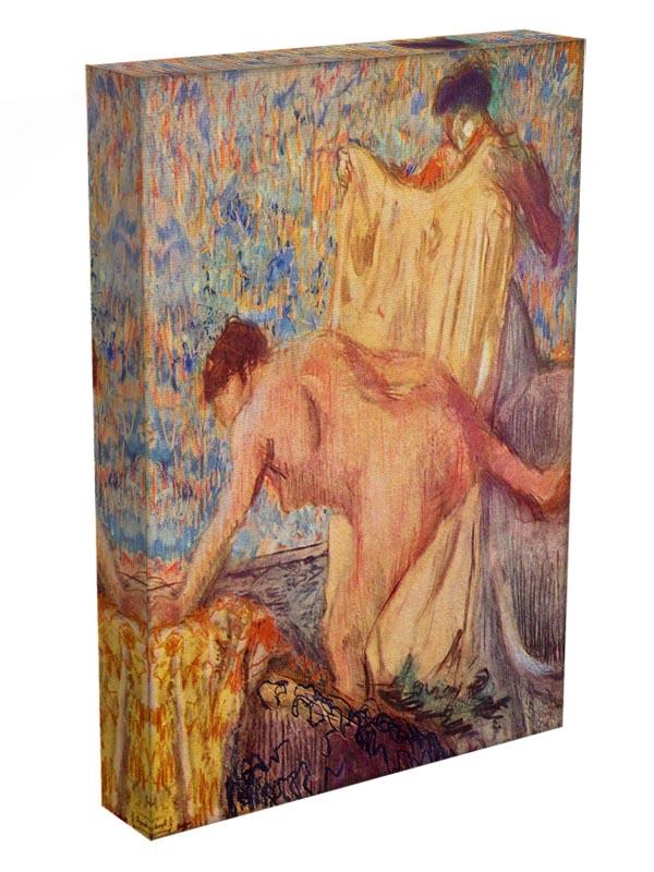 Withdrawing from the bathtub by Degas Canvas Print or Poster - Canvas Art Rocks - 3