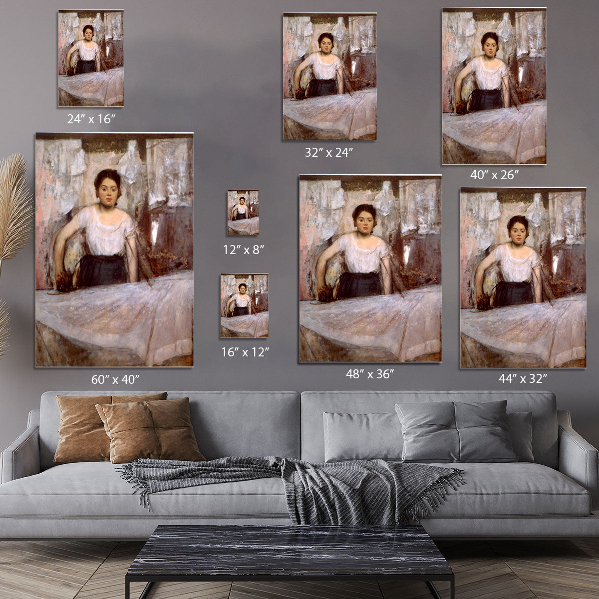 Woman Ironing by Degas Canvas Print or Poster - Canvas Art Rocks - 7