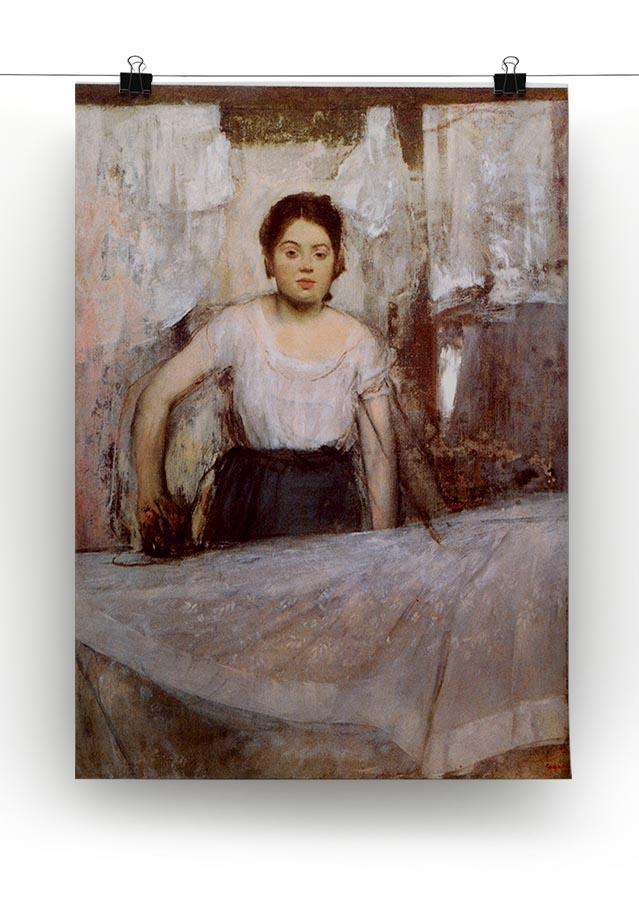Woman Ironing by Degas Canvas Print or Poster - Canvas Art Rocks - 2