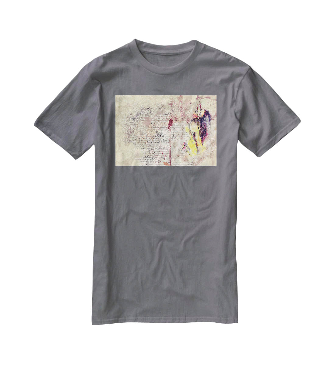 Woman Painting T-Shirt - Canvas Art Rocks - 3