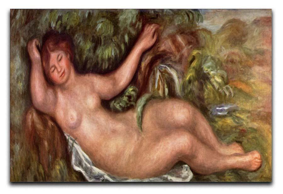 Woman Reclining by Renoir Canvas Print or Poster  - Canvas Art Rocks - 1