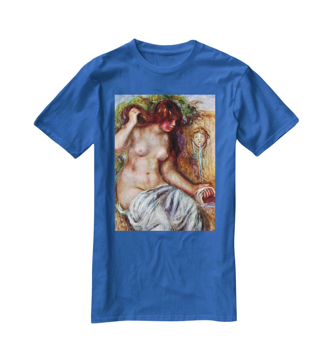 Woman at the Well by Renoir T-Shirt - Canvas Art Rocks - 2