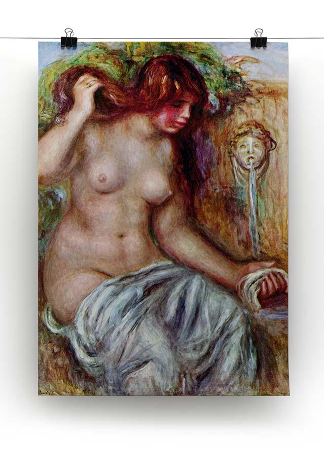 Woman at the Well by Renoir Canvas Print or Poster - Canvas Art Rocks - 2