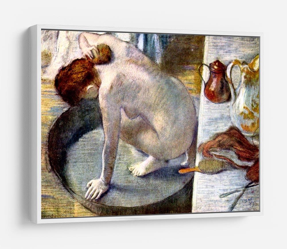 Woman washing in the tub by Degas HD Metal Print - Canvas Art Rocks - 7