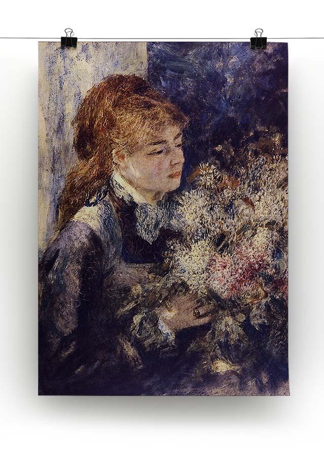Woman with Lilacs by Renoir Canvas Print or Poster - Canvas Art Rocks - 2