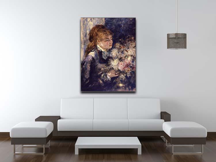Woman with Lilacs by Renoir Canvas Print or Poster - Canvas Art Rocks - 4