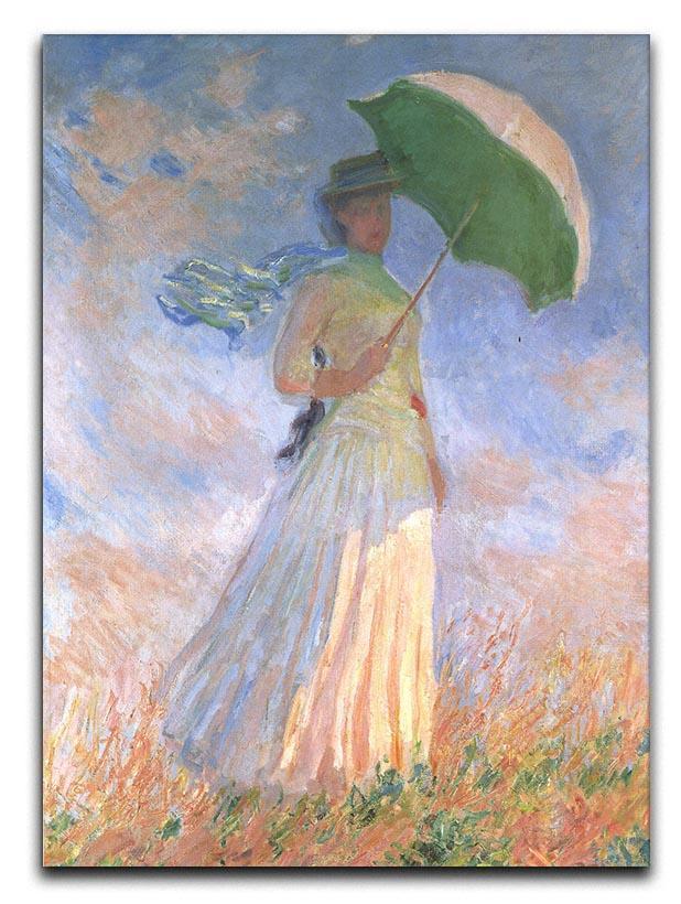 Woman with Parasol 2 by Monet Canvas Print & Poster  - Canvas Art Rocks - 1